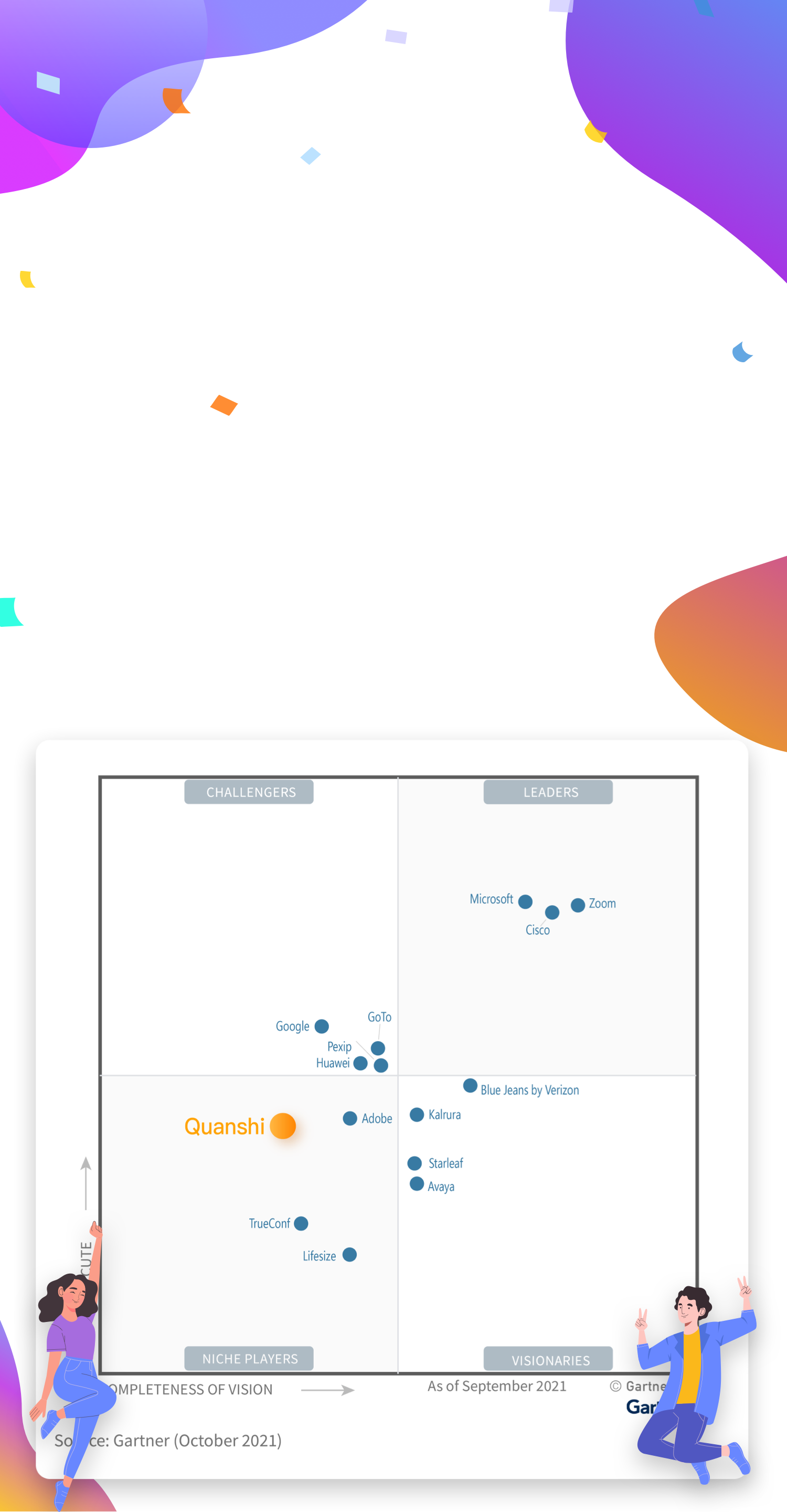 Quanshi: A Niche Player in the 2021 Gartner Magic Quadrant for Meeting Solutions
